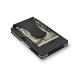 GRID Compact Minimalist Wallet - Gunmetal Aluminum