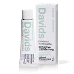 Davids Travel Size Premium Toothpaste - Sensitive + Whitening 1.75 oz.