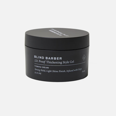 Blind Barber 121 Proof Thickening & Styling Strong Hold Hair Gel 2.5 oz.