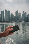 GRID Compact Minimalist RFID Blocking Wallet - Forged Carbon