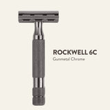 Rockwell Razors - Traditional Double-Edge Safety Razor 6C - Gunmetal Chrome