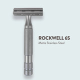 Rockwell Razors - Adjustable Safety Razor 6S - Matte Gray Stainless Steel