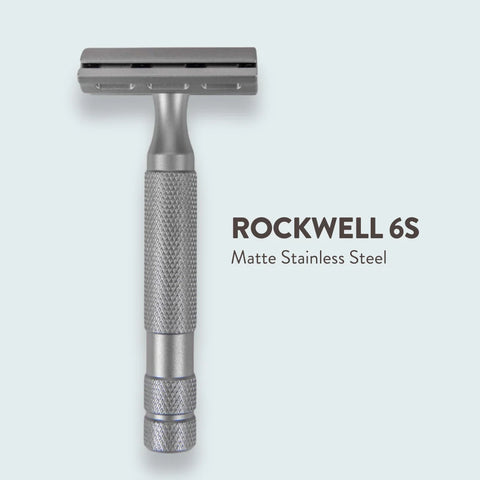 Rockwell Razors - Adjustable Safety Razor 6S - Matte Gray Stainless Steel