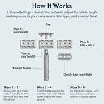 Rockwell Razors - Adjustable Safety Razor 6S - Matte Gray Stainless Steel