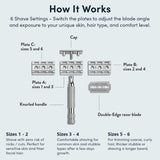 Rockwell Razors - Adjustable Safety Razor 6S - Matte Gray Stainless Steel