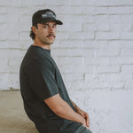 Huega House Umage | Black Snapback Hat - Mid Profile
