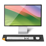 Native Union Double Sided Vegan Leather Desk Mat - Black & Kraft