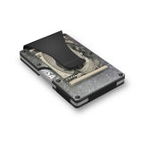 GRID Compact Minimalist RFID Blocking Wallet - Forged Carbon