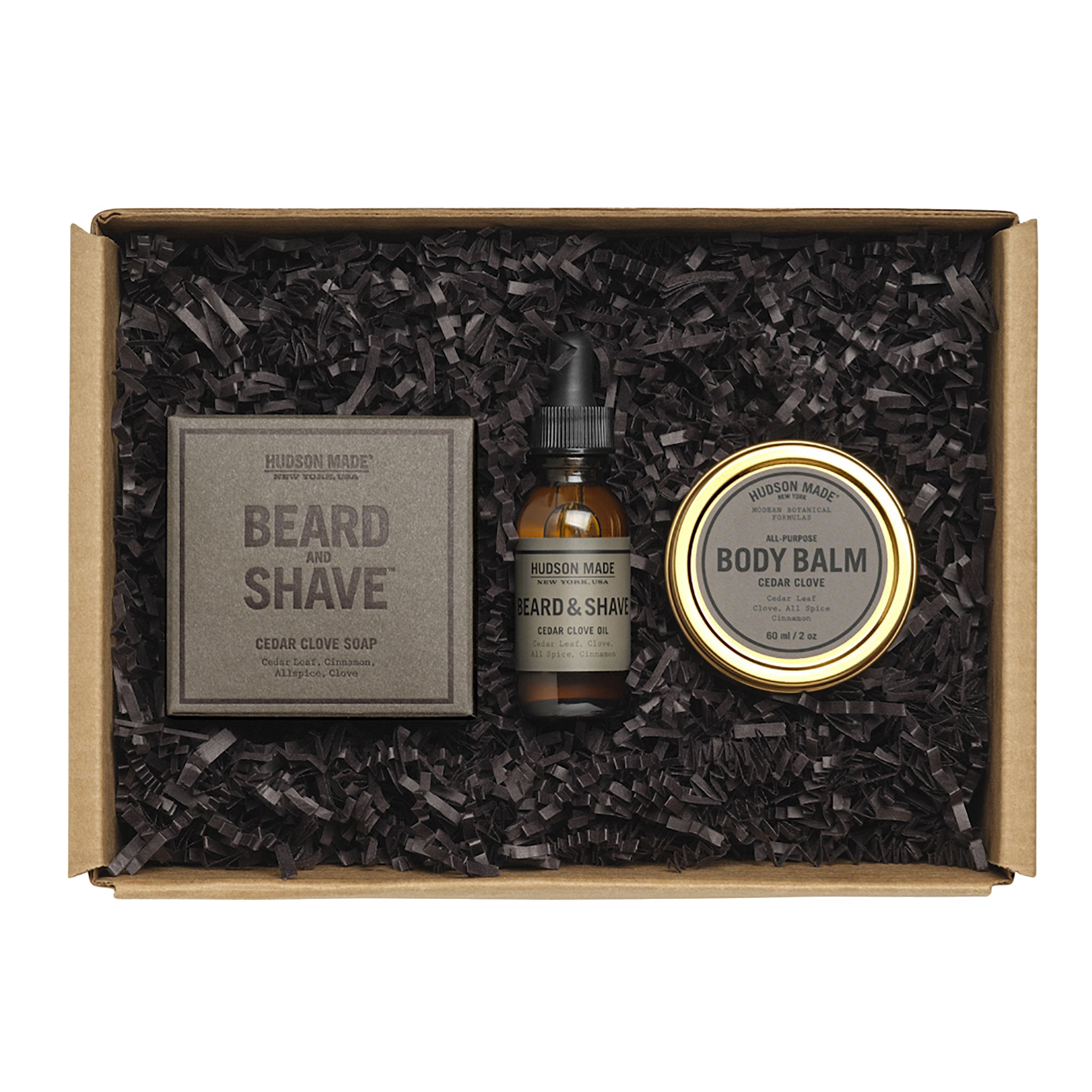 Hudson Made - The Barber - Cedar Clove Gift Box (3 Piece Set