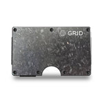 GRID Compact Minimalist RFID Blocking Wallet - Forged Carbon