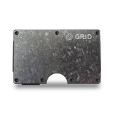 GRID Compact Minimalist RFID Blocking Wallet - Forged Carbon