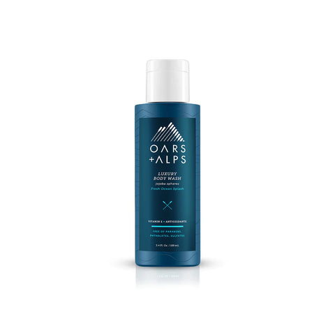 Oars + Alps Fresh Ocean Splash Luxury Body Wash Travel Size 3.4 oz.