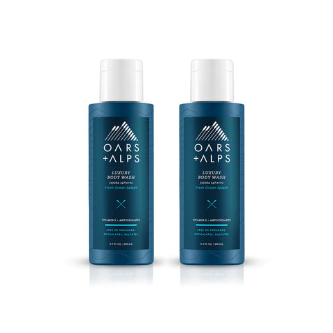 Oars + Alps Fresh Ocean Splash Travel Size Luxury Body Wash (Set of 2)
