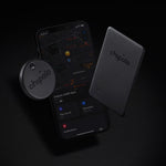 Chipolo Spot Pack – 1x Card Spot + 1x ONE Spot – Wallet Tracker & Key Finder for Apple Find My app (iOS only) – Bluetooth Tracker for Keys, Bags, Luggage (Black)