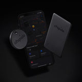 Chipolo Spot Pack – 1x Card Spot + 1x ONE Spot – Wallet Tracker & Key Finder for Apple Find My app (iOS only) – Bluetooth Tracker for Keys, Bags, Luggage (Black)