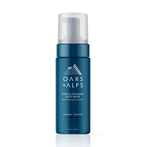 Oars + Alps Gentle Foaming Unscented Face Wash with Prebiotics 5 oz.