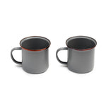 Barebones Enamel Camp Cup (Set of 2) - Slate Gray