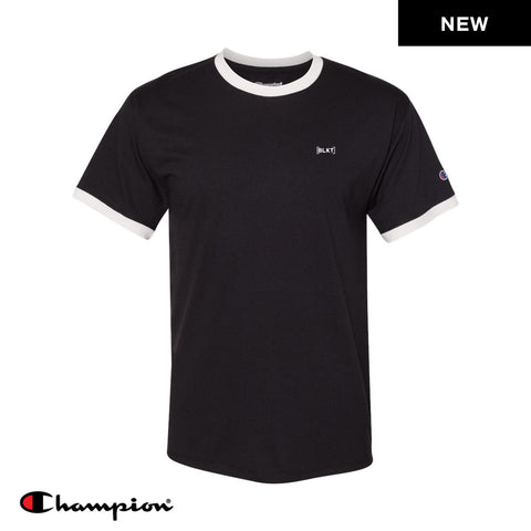 BLKT x Champion Ringer Tee Black