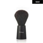 Vie-Long Nordik Horse Hair Shave Brush Gift Set - Modern Black Handle & Stand